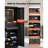 Metal Storage Cabinet, 180 lbs Shelf Load Capacity, 70.87" Tall Garage Tool Storage Cabinet with 2 Locking Doors, Adjustable Shelves, 2 Drawers, Pegboard, for Garage, Home, Office, Utility Room