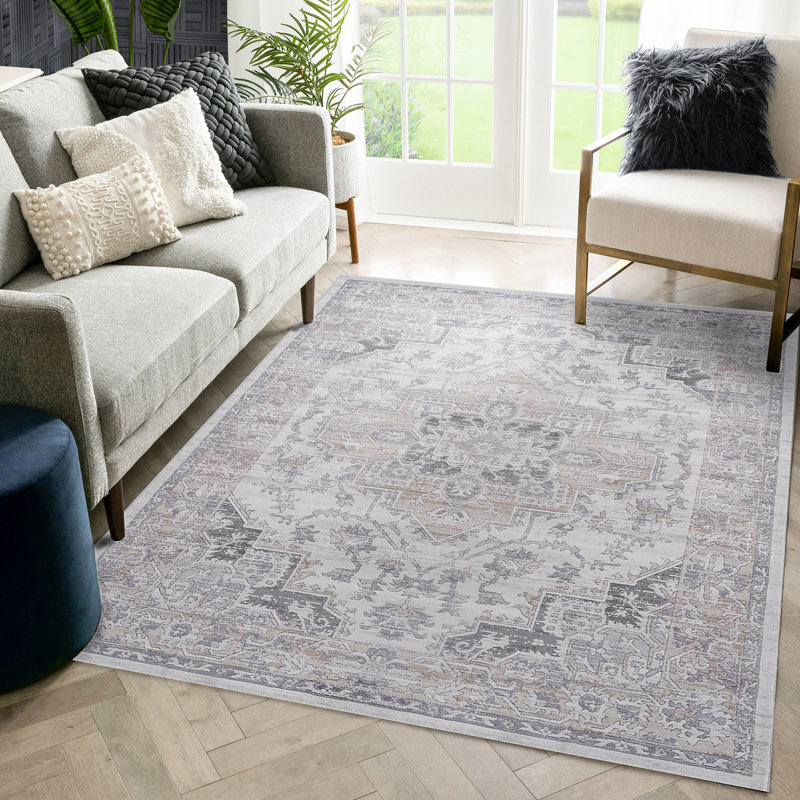 Collection 8X10 Oriental Area Rug, Rectangle 7'9" x 10'
