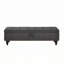 Banc de lit capitonné 59 po avec rangement-642668854
