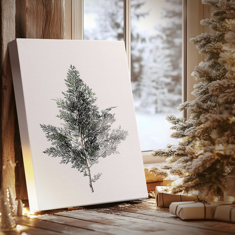 Toile tendue sur toile Snowige, H 18 po x l 12 po