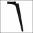 Modern Artificial Stone White Pandora Curved Edge Dining Table with Black Metal Legs, Spacious and Durable for Family Gatherings-777345812-777345810