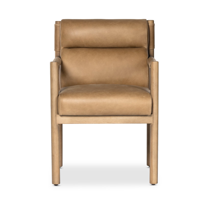 Kiano Dining Armchair, Palermo Drift Leather