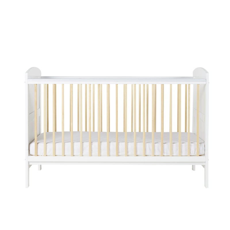 Coleby Scandi Cot Bed - Scandi White