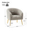 Fauteuil moderne l 31 po Brexley-95000433