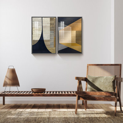 Jaiyda Boho, reproduction d'art encadrée sur toile, 2 pièces