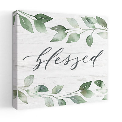 «Blessed Greenery Elegant Minimalist Peaceful Architecture Landscape», reproduction d'art murale
