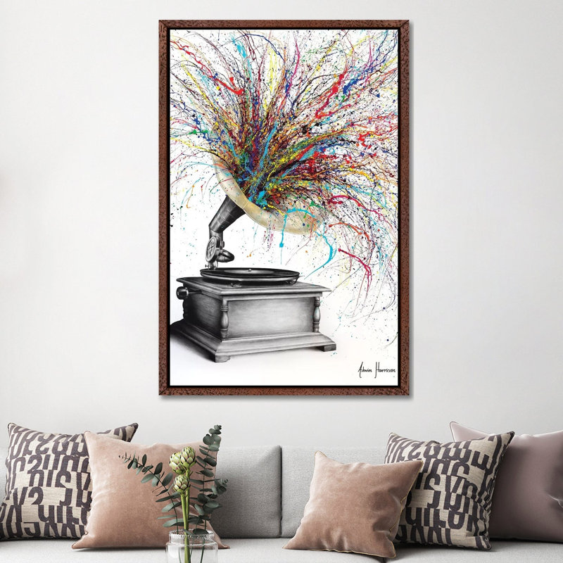 Supreme Forte by Ashvin Harrison - Print on Canvas, 152.5 cm H x 101.5 cm W, Classic Brown Wood Framed