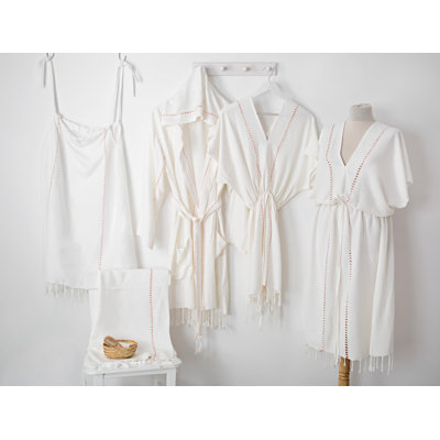 Cotton Above Knee Bathrobe with Pockets and Hood