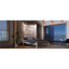 Grand lit escamotable avec DEL, beige