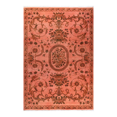 Fine Vibrance One-of-a-Kind 6' 6" X 9' 5" Hand Knotted Area Rug