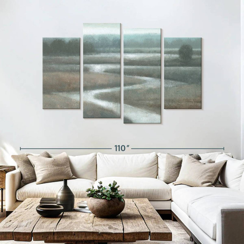 Alvord Meandering Stream, 54" H x 84" W