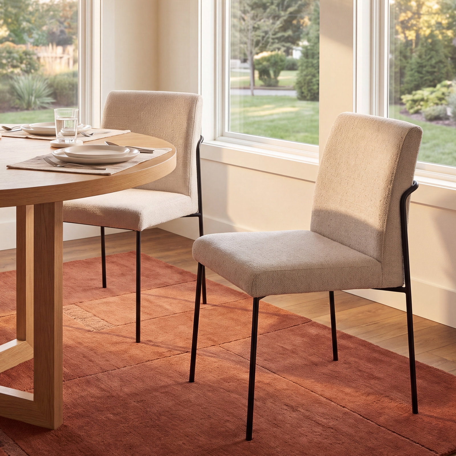 Waast Dining Chair, Ivory