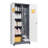 Gray Metal Lockers, Cleaning Tool Cabinets With Locking Doors, High Broom Tool Storage Cabinets, Adjustable Shelves, Large Cabinets For Kitchens, Offices, Shops.(72 Inches)-1903651505