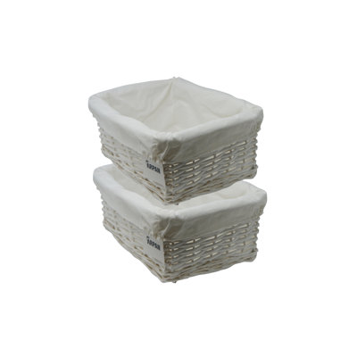 August Grove Wicker Decorative Basket
