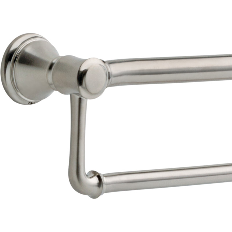 Bath Safety 24" Wall Mounted Towel Bar, Brilliance Stainless