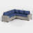 5-Person All-Weather PE Wicker Outdoor Sectional Sofa Set With Cushions And Wide Armrests-1941025445