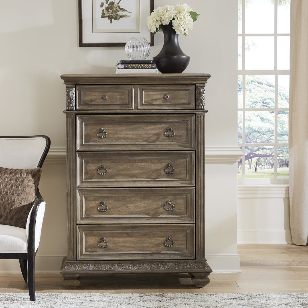 Areford Avera 5 Drawer 41" W Chest Lark Manor™