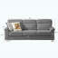 Canapé 3 places 82 pouces en tissu molletonné compressé moderne, pour le salon, la chambre à coucher, le bureau et les espaces de divertissement, gris-354054015