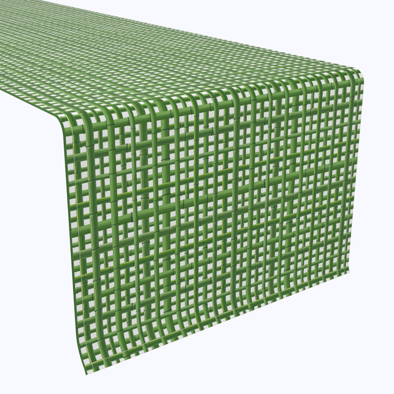 Wasilewski Plaid Table Runner, 108" x 14"