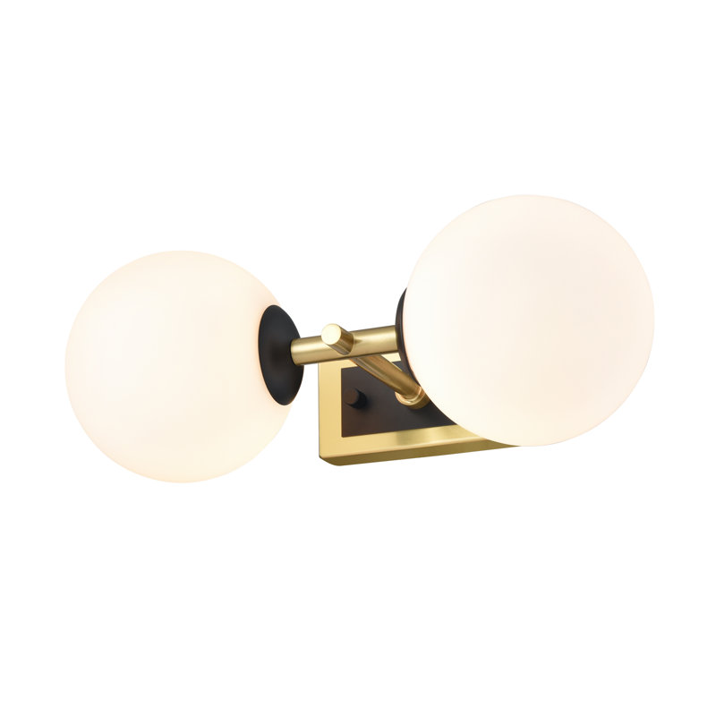 Mantz Wall Bracket, Black/Brass, White