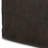 18 Inch Wide Square Pouf In Distressed Dark Brown Genuine Leather