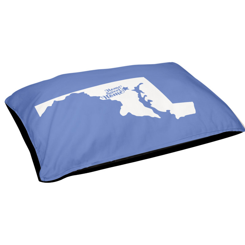Coussin pour chien d’extérieur baltimore pour chien home, Petit (l 28 po x P 18 po x H 6 po), Bleu sarcelle