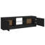 Meuble télé vidaXL avec lumières DEL noires 120 x 30 x 36 cm-246040262-255835179