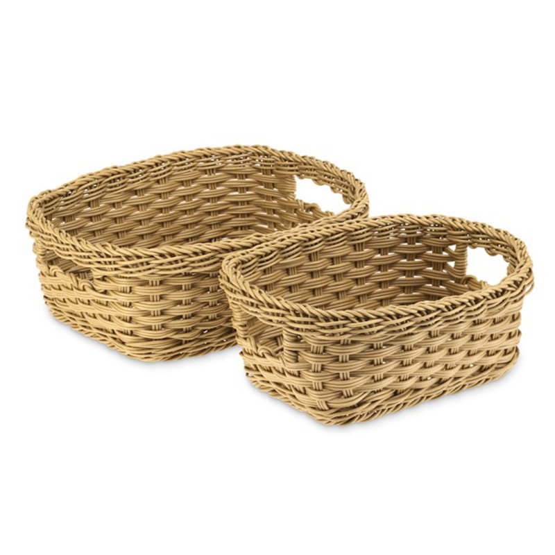 Nedia Home Wicker Decorative Basket