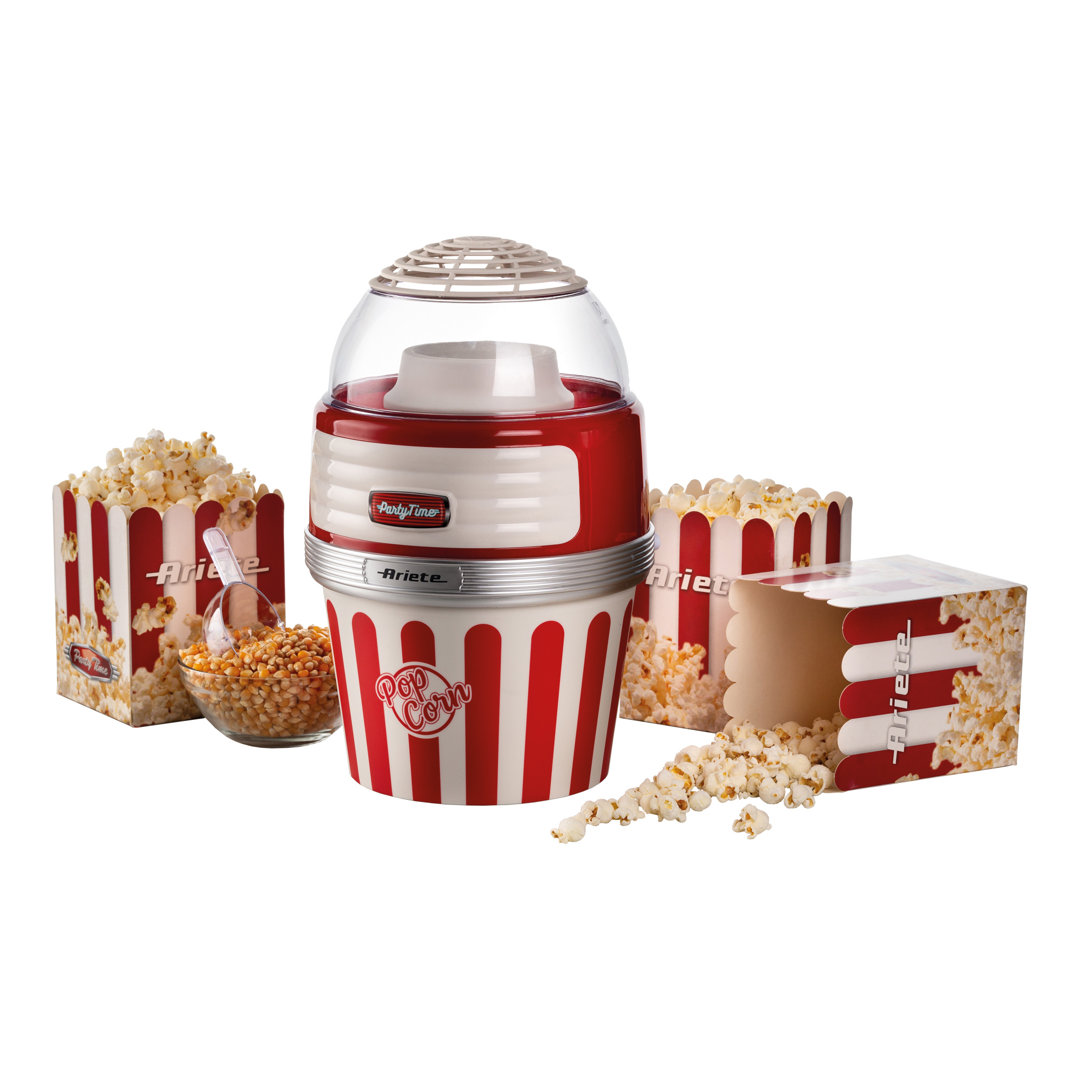 Ariete Partytime Retro Popcorn Maker with Serving Bowl