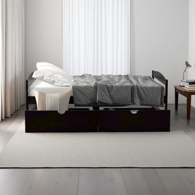 Lit plateforme simple avec deux tiroirs