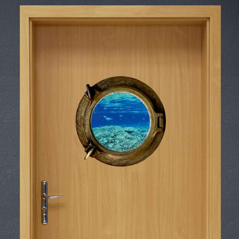 Nautical & Beach Door Decal