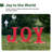 Step2 Large Customizable Outdoor 3-Piece Christmas JOY Decoration, Red