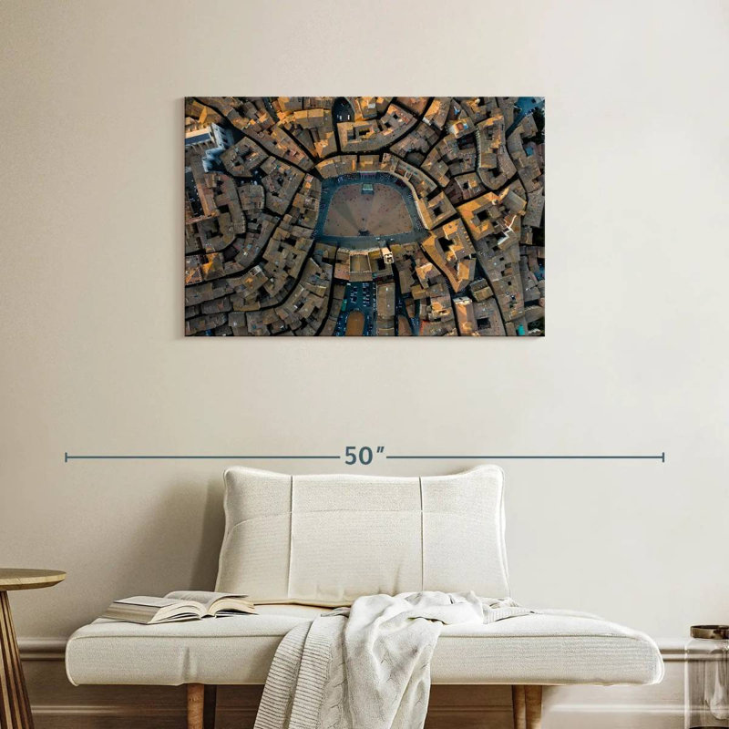 Kavia Piazza Del Campo, 24" H x 36" W