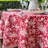 Round Christmas Tablecloth - Red and White Carmen-1110189911