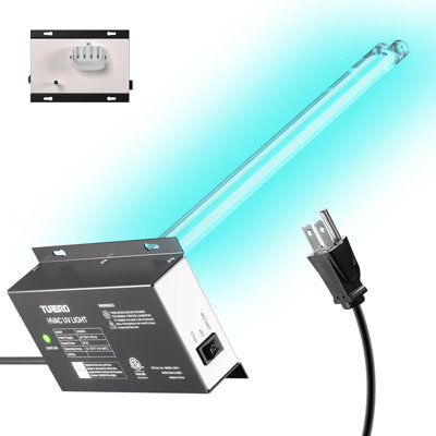 TURBRO 36W HVAC UV Light with Airflow Sensor UV36PA, 36W, 120V, ozone free, airflow sensor, for HVAC ducted systems, for HVAC maintenance