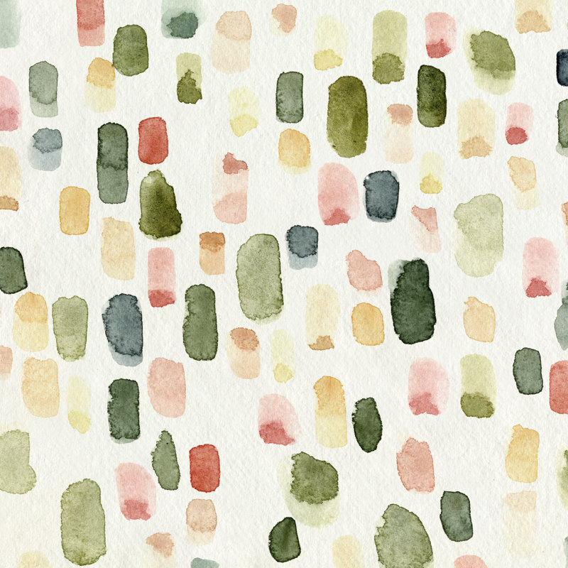 Popcorn Ceiling I by Emma Caroline - Wrapped Canvas Painting, 51cm H x 51cm W