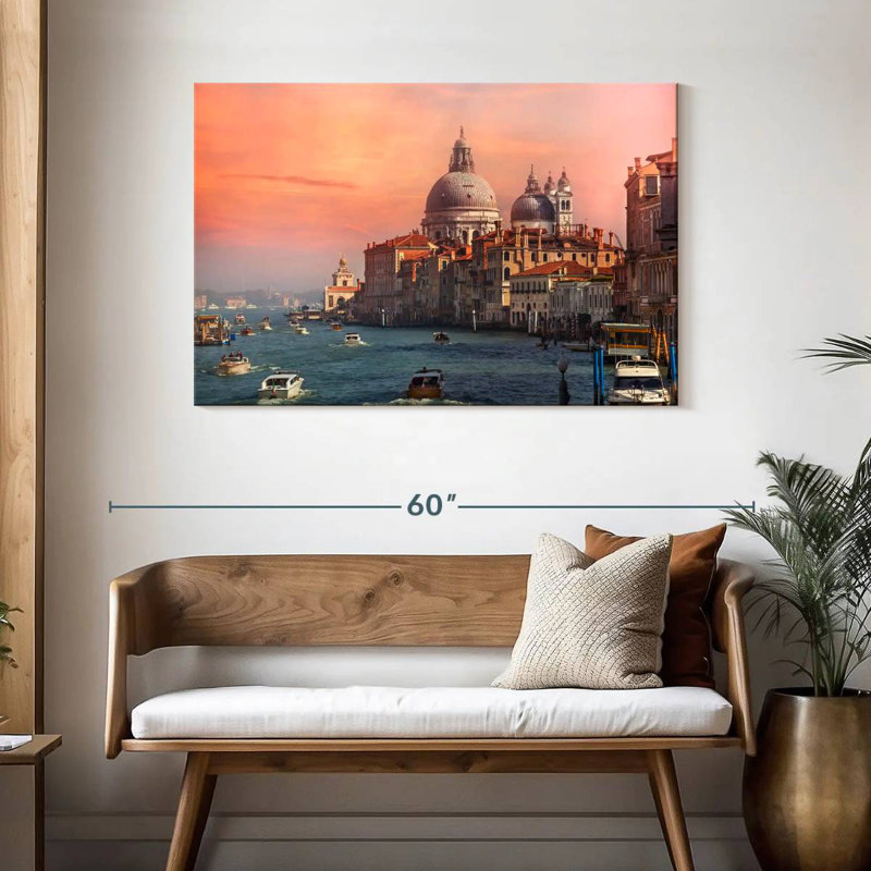 Italy Grand Canal, 30" H x 45" W