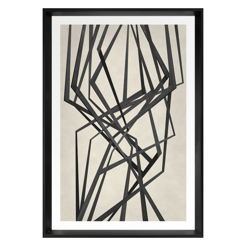 «Fall 2021 Structures 8», impression encadrée sur papier par Paul Taylor, H 40 po x l 28 po