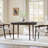 Aleric 52” Modern Fluted Easy Assembly Oval Solid Oak Wood Dining Table for 4-122929288