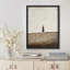 Art mural encadré arbre minimal dans un champ, impression de paysage moderne aux tons neutres pour un décor minimaliste ou scandinave-112375287-112375291