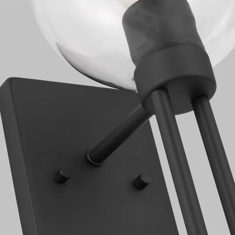 1 - Light Bath Sconce, Midnight Black