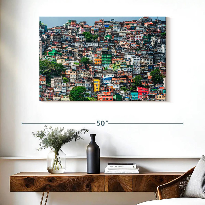 Lilie Slums Of Rio De Janeiro, H 26 po x l 39 po