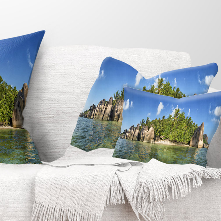 Coussin lombaire en mer anse lazio beach seychelles