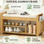 Shoe Bench with Comfortable Cushioned Seating