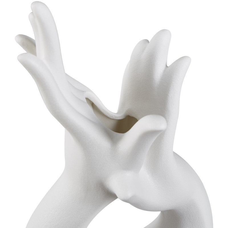 Vase blanc à fleurs pour décoration de fête de mariage