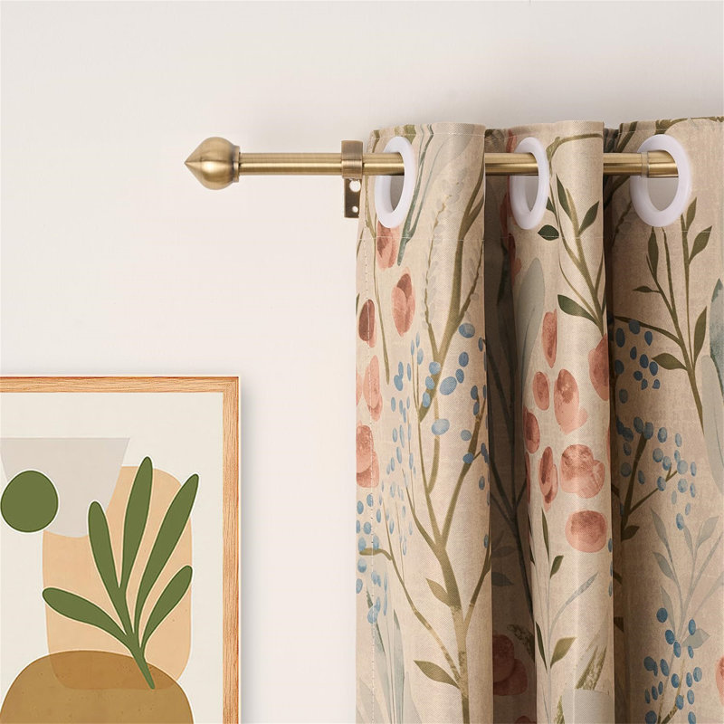 Awan Gold Curtain Track/Rail, 200cm