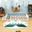 Wood Floor Bed With Slats And Door And Rails-502505295-502505294