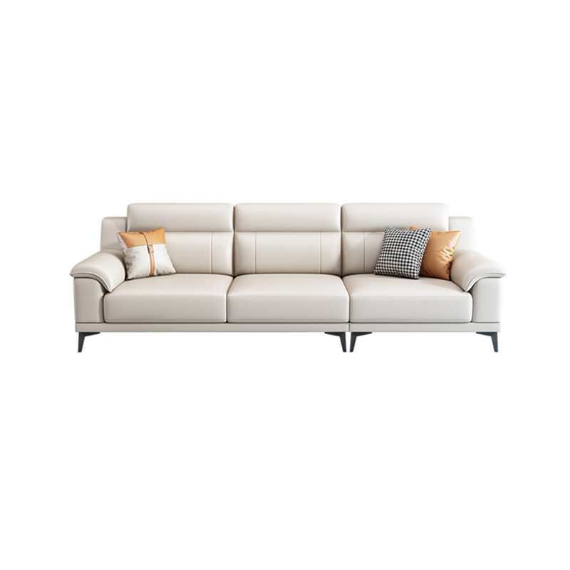 Casual simple modern home sofa, 3, 35.43" H x 104.33" W x 37.79" D