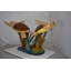 Statue en bronze de plateau de table Chavanon