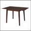 Table de salle à manger pliante extensible 29-45 pouces pour 4, peu encombrante avec pieds en bois d'hévéa durables-1712645409